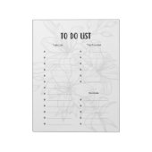 Liste der Aufgaben Notizblock (Rotiert)