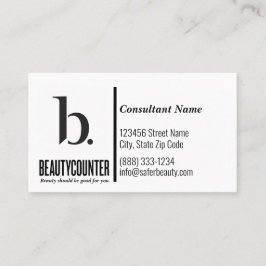 Liste der Beautcounter-Visitenkarten nie Visitenkarte