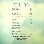 Liste der Beauty-Salons Fensteraufkleber (Blatt 3)
