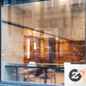 Liste der Beauty-Salons Fensteraufkleber (Café-Fenster)