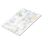 Liste der benutzerdefinierten Hauptaufgaben Notizblock (angewinkelt)