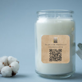 Liste der beruflichen QR-Logos für Unternehmen Quadratischer Aufkleber