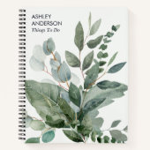 Liste der Blätter für tropische Gewässer Notizblock (Vorderseite)