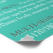 Liste der BLUE-Massagedienste Poster (Ecke)