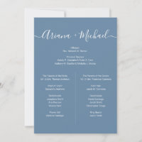 Liste der einfachen Brautpartys in Dusty Blau und 