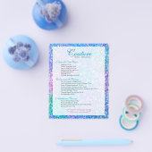 Liste der farbigen Glitzer-Glitzer Flyer (Einzeln)