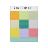 Liste der Fettfarbblöcke Notizblock (Rotiert)