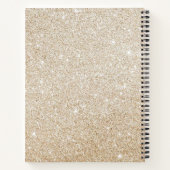 Liste der Geschenkgutscheine aus Rosa Glitzer Notizblock (Rückseite)