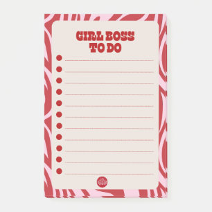 Liste der Girl-Chefs_To-do Post-it Klebezettel