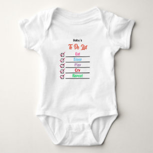 Liste der individuellen Babys Baby Strampler