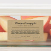 Liste der Inhaltsstoffe von grauen Skriptlinien -  Etiketten (Befestigt)