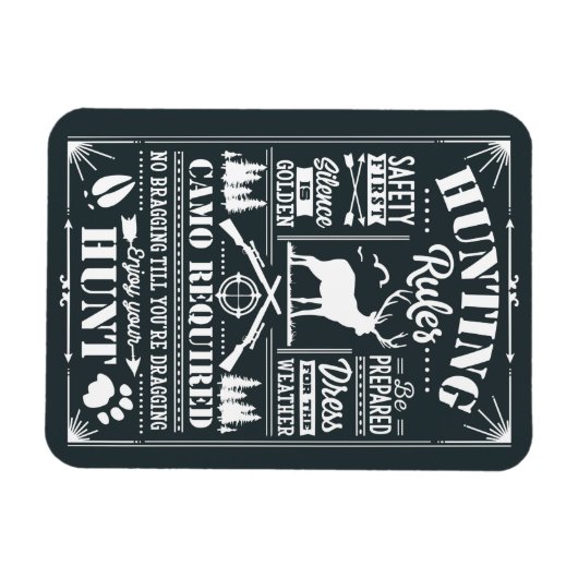 Liste der Jagdregeln Magnet (Horizontal)