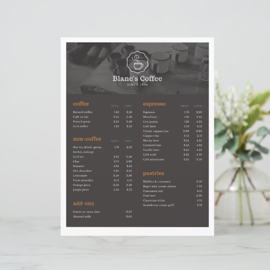 Liste der Kaffee-Getränke (Stehend Vorderseite)