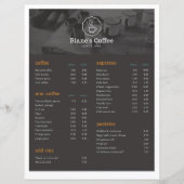 Liste der Kaffee-Getränke (Vorderseite)