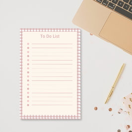 Liste der karierten Muster Post-it Klebezettel