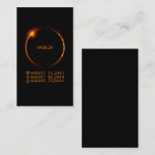 Liste der Karo von Solar Eclipse insgesamt 8. Apri Visitenkarte (Vorne/Hinten)