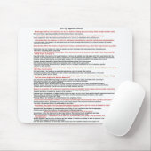 Liste der kognitiven Neigungen Mousepad (Mit Mouse)