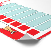 Liste der medizinischen Arbeitskräfte Poster (Ecke)