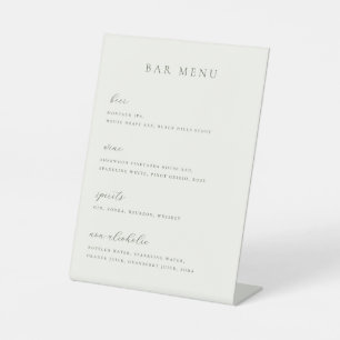 Liste der Minimalistischen Beige-Bar Sockelschild