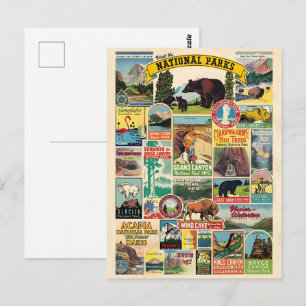 Liste der Nationalparks in den Staaten Postkarte