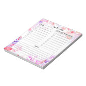 Liste der niedlichen Blumen Notizblock (Rotiert)