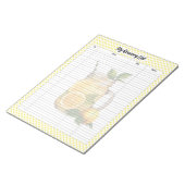 Liste der niedlichen Lemon-Kuchen Notizblock (angewinkelt)
