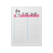 Liste der niedlichen Stammkatzenkatze Notizblock (Rotiert)