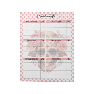 Liste der niedlichen Zuckerkulturen Notizblock