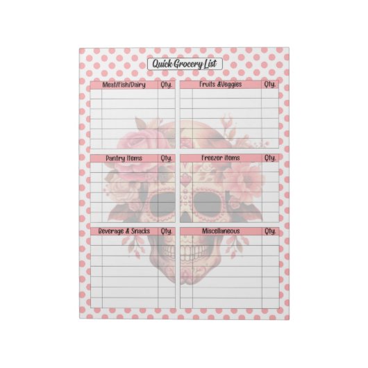 Liste der niedlichen Zuckerkulturen Notizblock (Rotiert)