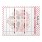 Liste der niedlichen Zuckerkulturen Notizblock (Vorderseite)