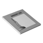 Liste der Platter-Lebensmittelgeschäfte Notizblock (angewinkelt)