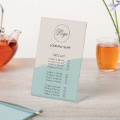 Liste der Preise für Firmenlogos Sockelschild (In SItu)