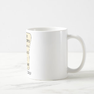 Liste der Regeln des Choir-Direktors Kaffeetasse