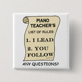 Liste der Regeln für Klavierlehrer Button