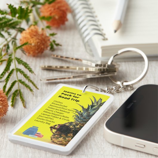 Liste der Reiseverpackungen Schlüsselanhänger (Vorderseite rechts)