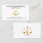 Liste der Richter Gold Anwalt Visitenkarte (Vorne/Hinten)