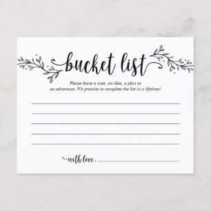 Liste der rustikalen Hochzeiten, Ratenkarte Einladung