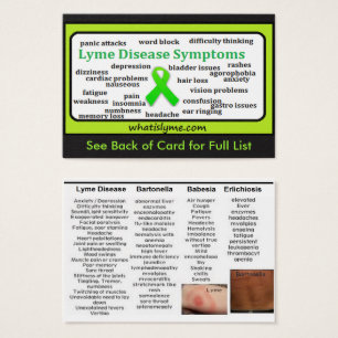 Liste der Symptome einer Lyme-Krankheit Informatio