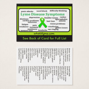 Liste der Symptome einer Lyme-Krankheit Informatio