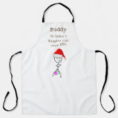 Liste der Ungerechtigkeiten des Weihnachtsmanns Schürze (Vorderseite)