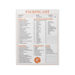 Liste der Urlaubsverpackungen, Personalisiertes Gl Notizblock