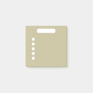 Liste der vorlagengrünen Elemente Post-it Klebezettel