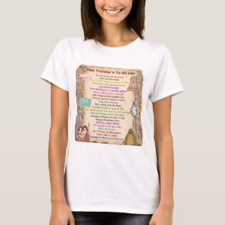 Liste der Zeitreisenden T-Shirt