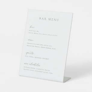 Liste des Minimalistischen Bar Sockelschild