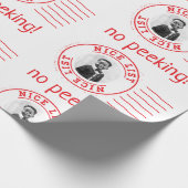 Liste des Weihnachtsmanns Geschenkpapier (Ecke)