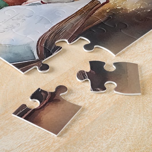 Liste des Weihnachtsmanns Puzzle (Seite)