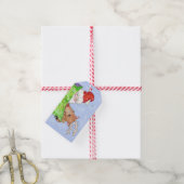 'Liste'-Geschenketikett Geschenkanhänger (Mit Garn)