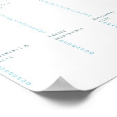 Liste glutenfreier Lebensmittel zum Herunterladen Poster (Ecke)