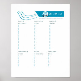 Liste glutenfreier Lebensmittel zum Herunterladen Poster