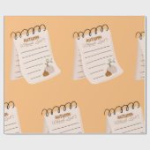 Liste Herbstcheckliste Geschenkpapier (Flach)